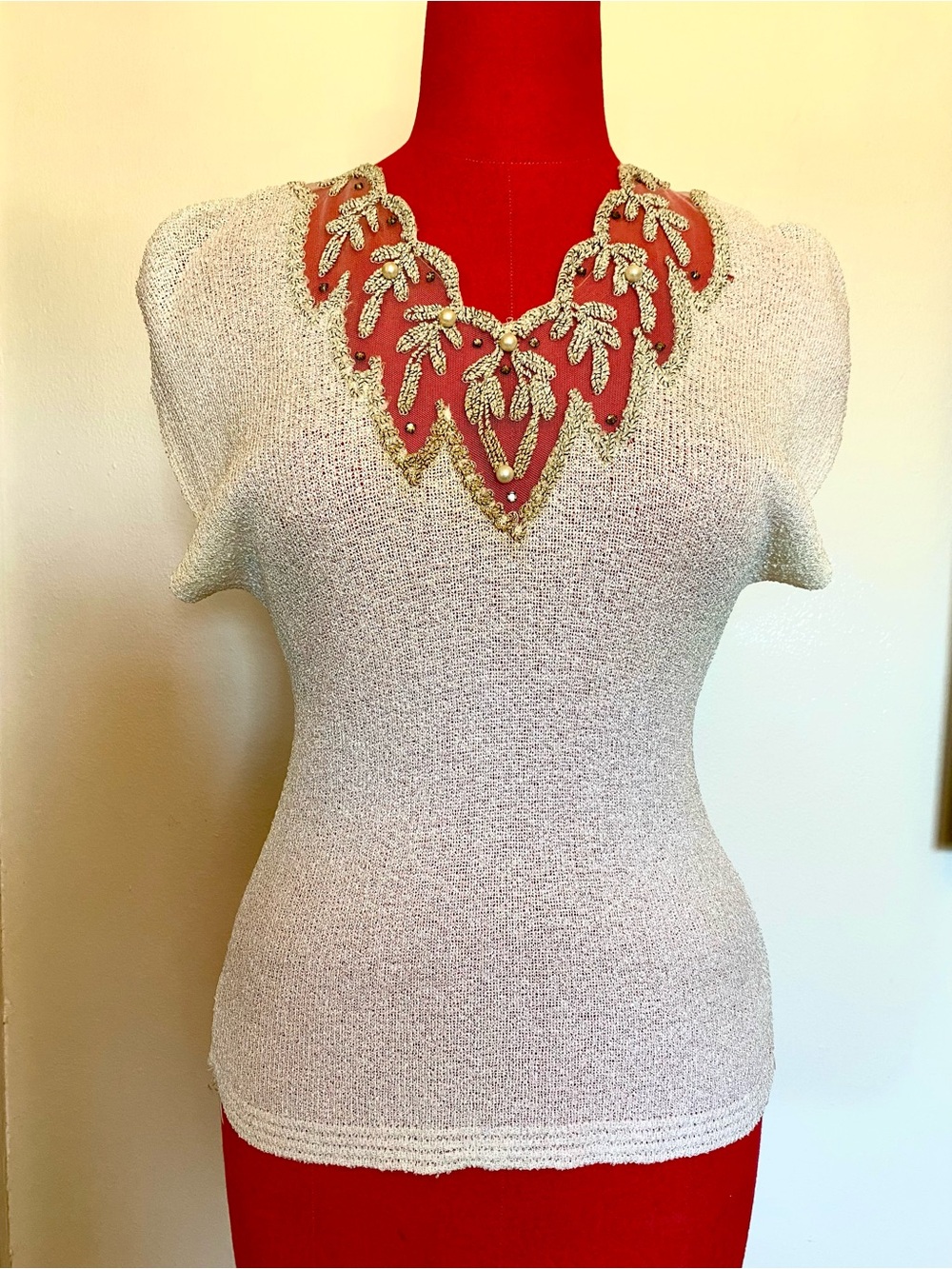 🤍 Antique 1920s Knit Top 🤍